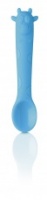 Silicone Baby Spoon Sky Blue Cow Shape Handle CKS Zeal